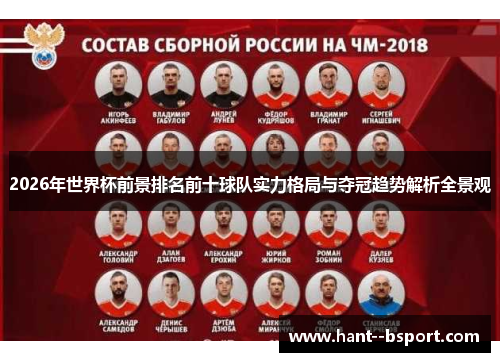 2026年世界杯前景排名前十球队实力格局与夺冠趋势解析全景观 2026年世界杯前景排名前十球队实力格局与夺冠趋势解析全景观